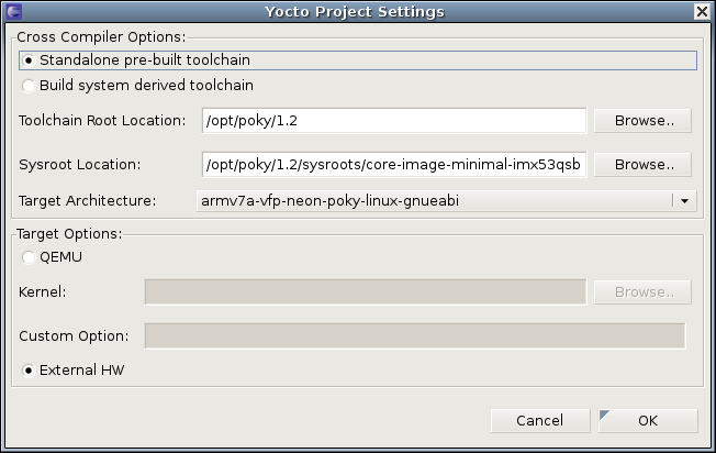 Project Settings