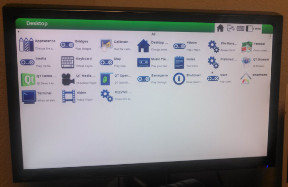 Boundary Devices Nitrogen6X running fsl-image-gui using HDMI